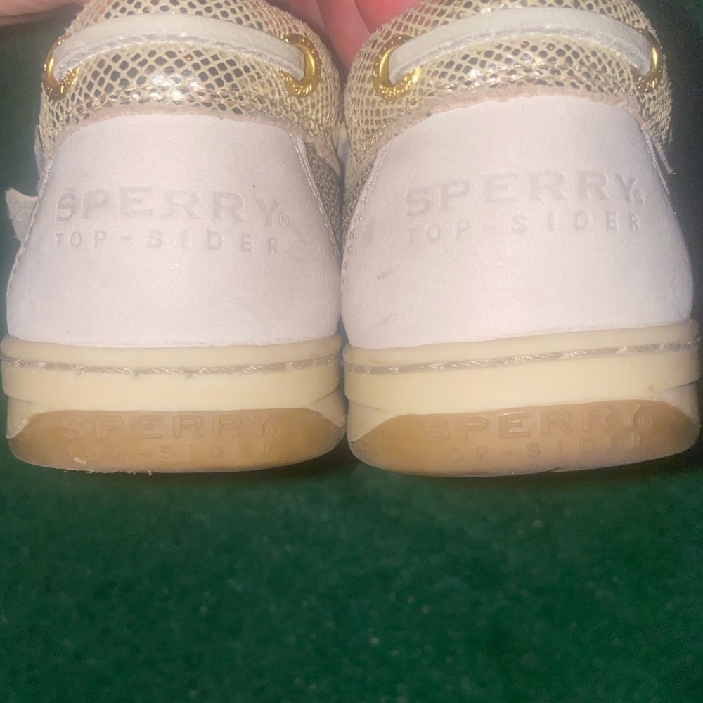 Sperry Angelfish Python Linen-Gold - image 8